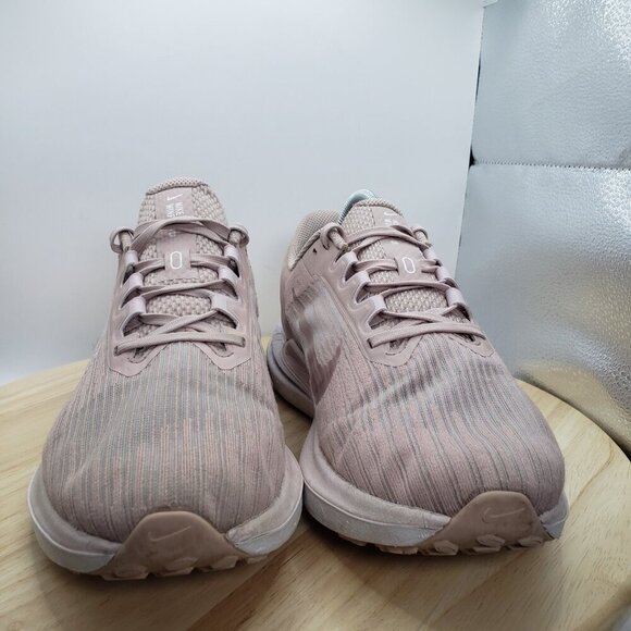 Nike Air Winflo 9 Womens Size 10 Shoes Pink Oxford Athletic Sneakers - Picture 2 of 7